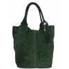 VERA Large Handbags | Vera Italy "Liliana" Dark Green