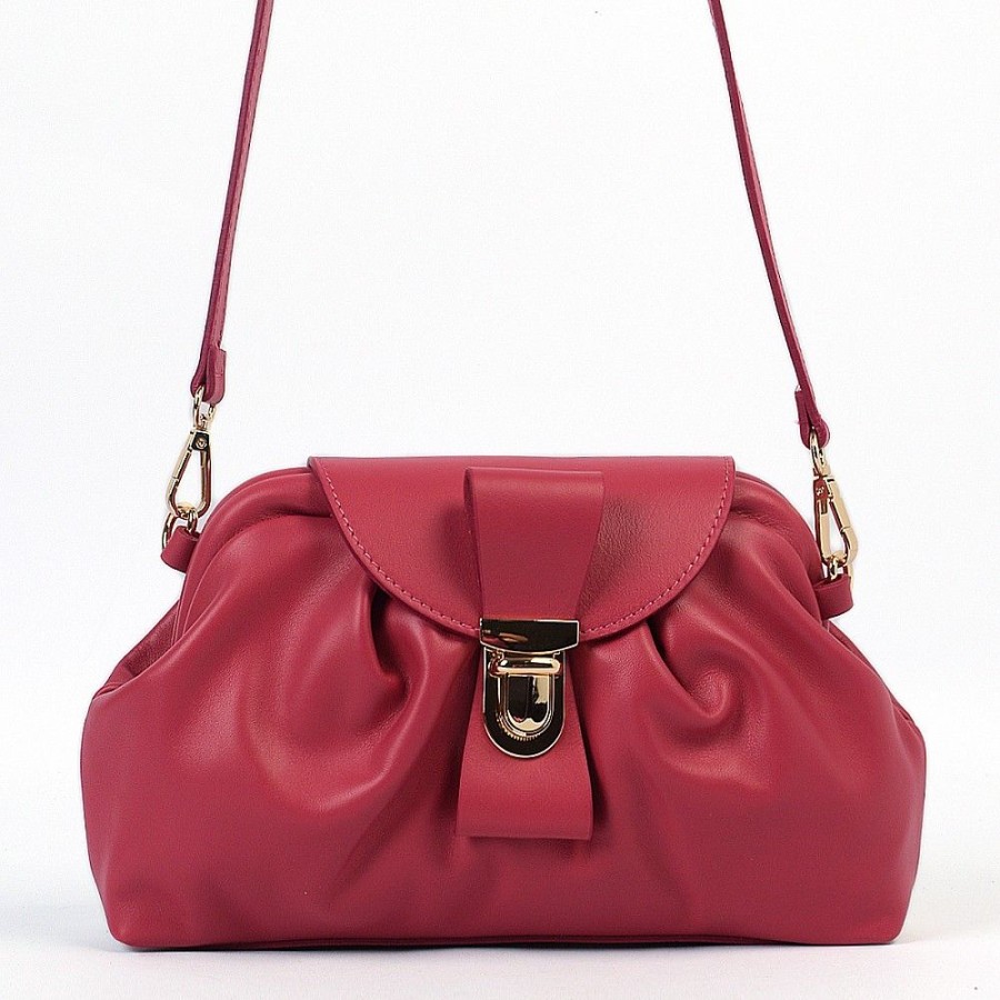 VERA Formal Handbags | Vera Italy "Leapa" Fuchsia