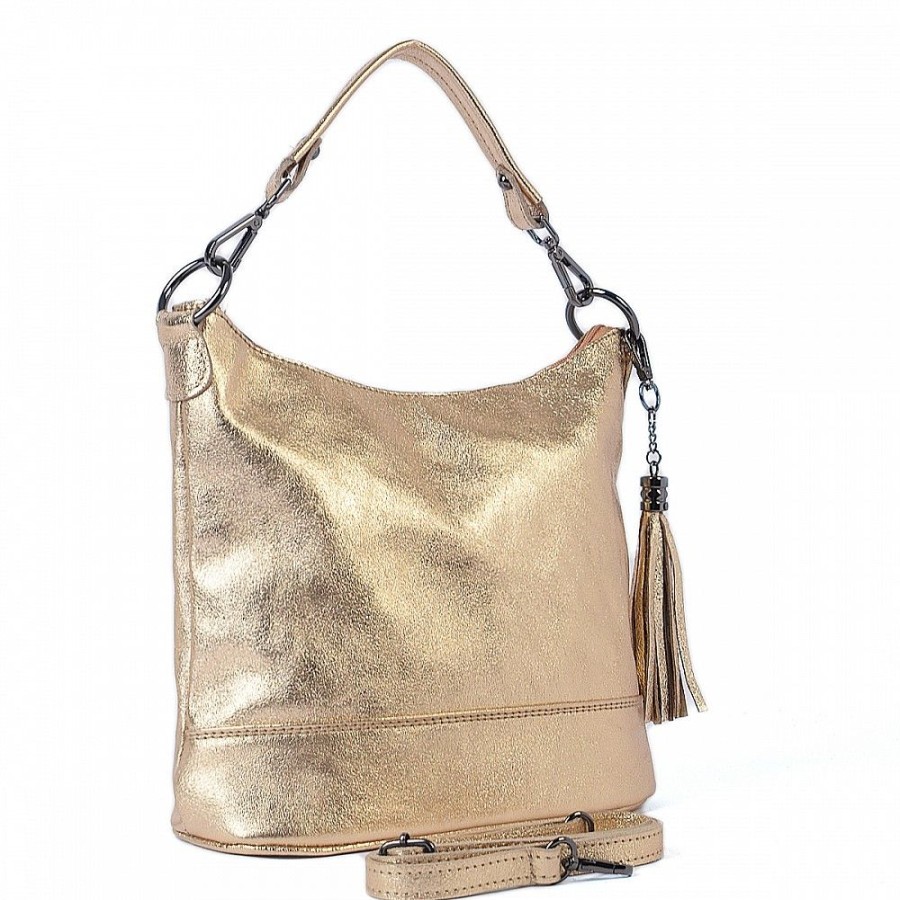 VERA Cross Body Handbags | Vera Italy " Esta" Gold