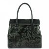 VERA Large Handbags | Vera Italy "Valabia" Dark Green