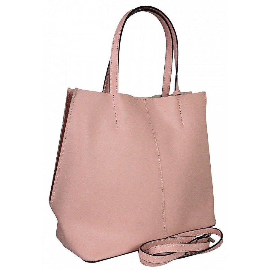 VERA Large Handbags | Vera Italy "Manera" Pink