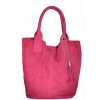 VERA Large Handbags | Vera Italy "Danina" Fuchsia