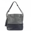 VERA Large Handbags | Vera Italy "Zalvia" Grey