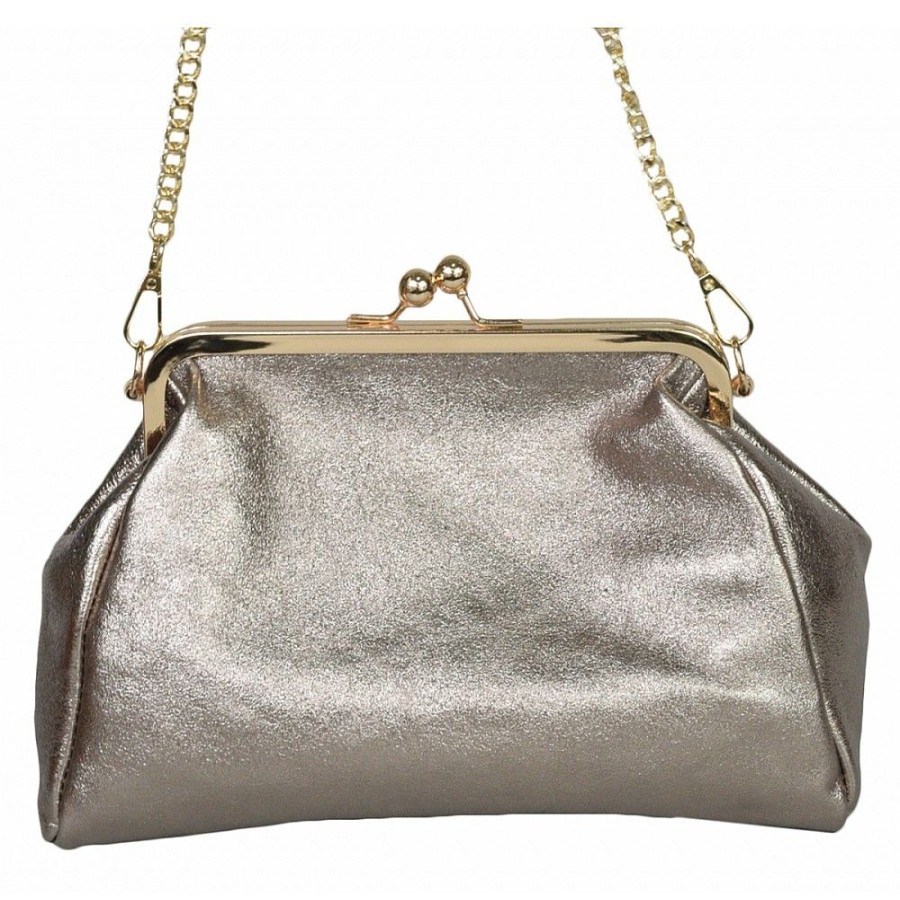 VERA Large Handbags | Vera Italy "Evema" Bronze