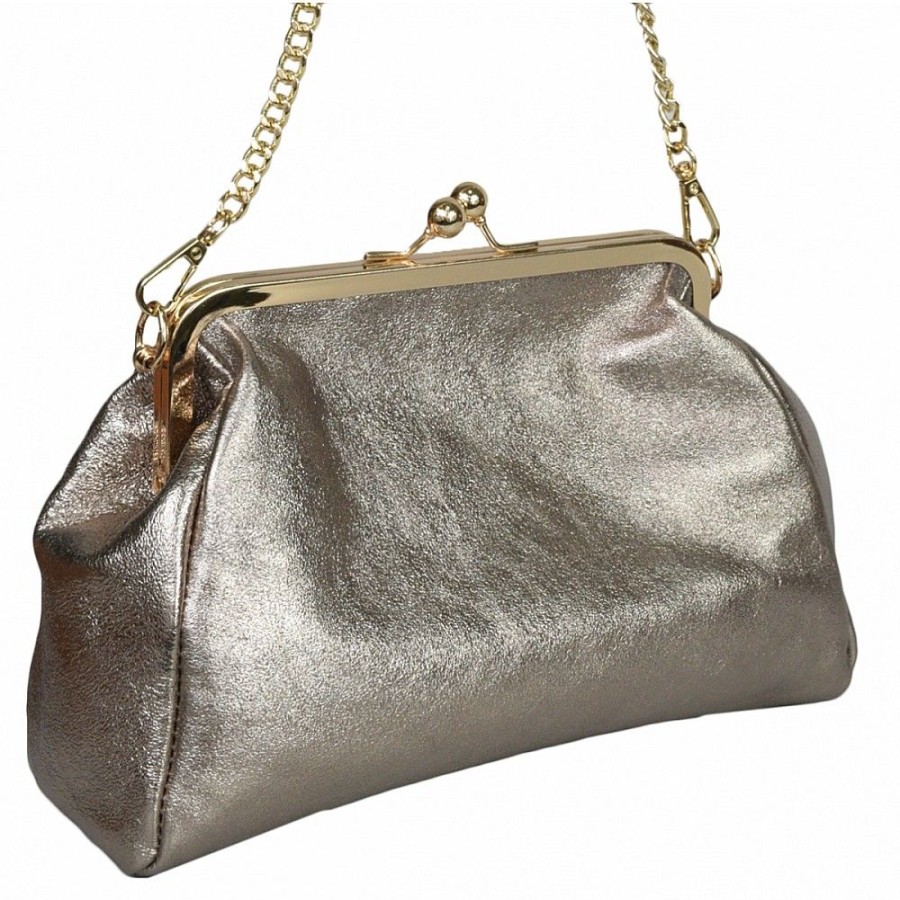 VERA Large Handbags | Vera Italy "Evema" Bronze