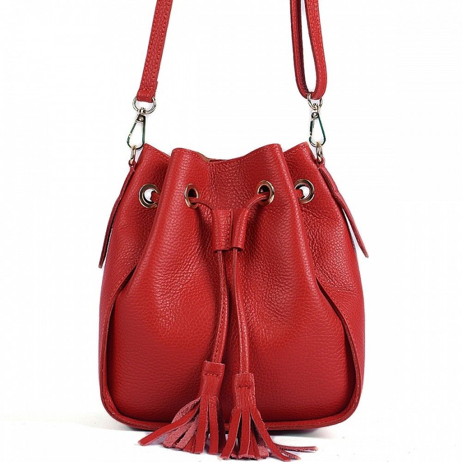 VERA Cross Body Handbags | Vera Italy "Castelia" Red