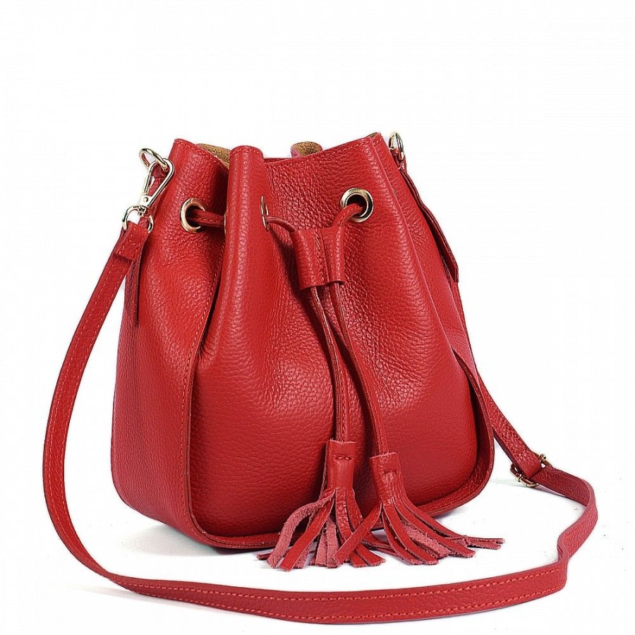 VERA Cross Body Handbags | Vera Italy "Castelia" Red