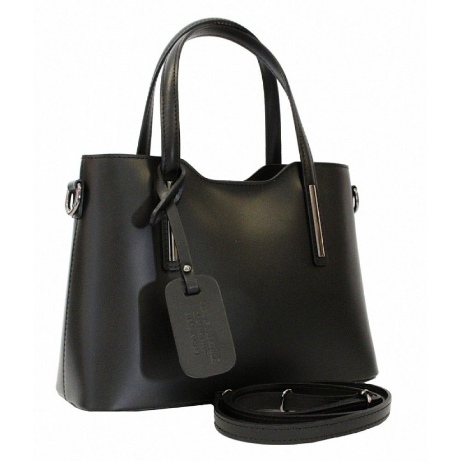 VERA Formal Handbags | Vera Italy "Hubra" Black