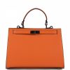 VERA Formal Handbags | Vera Italy "Fermina" Orange