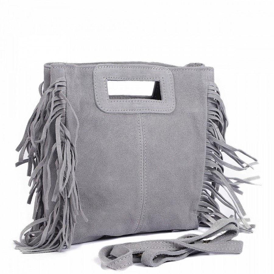 VERA Small Handbags | Vera Italy "Jesna" Light Grey