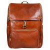 VERA Leather Backpacks | Vera Italy "Miller" Cognac