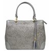 VERA Large Handbags | Vera Italy "Perarda" Grey