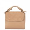 VERA Cross Body Handbags | Vera Italy "Beletra" Taupe