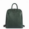 VERA Leather Backpacks | Vera Italy "Akima" Dark Green