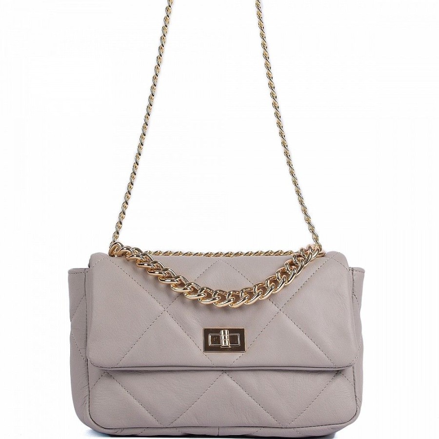 VERA Formal Handbags | Vera Italy "Karagana" Light Grey