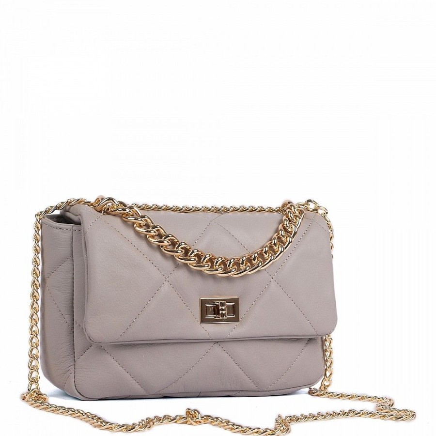 VERA Formal Handbags | Vera Italy "Karagana" Light Grey