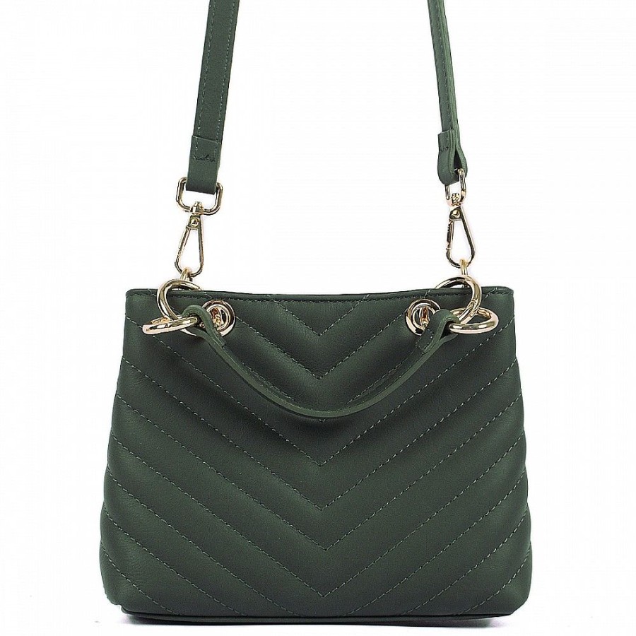 VERA Small Handbags | Vera Italy "Nibba" Dark Green