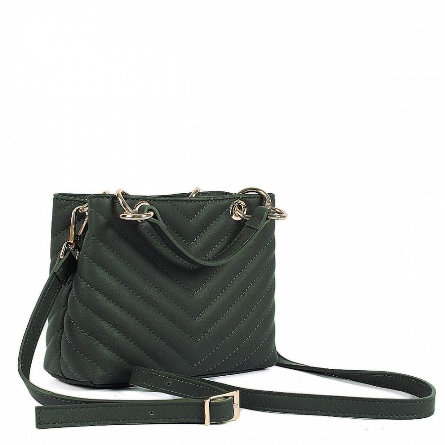 VERA Small Handbags | Vera Italy "Nibba" Dark Green