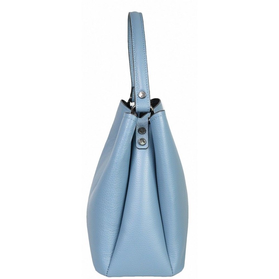 VERA Cross Body Handbags | Vera Italy "Delfinia" Light Blue