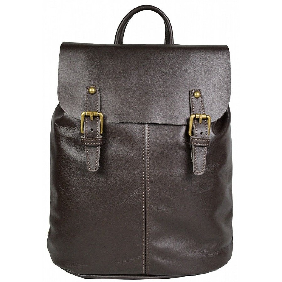 VERA Leather Backpacks | Vera Italy "Artemiza" Dark Brown