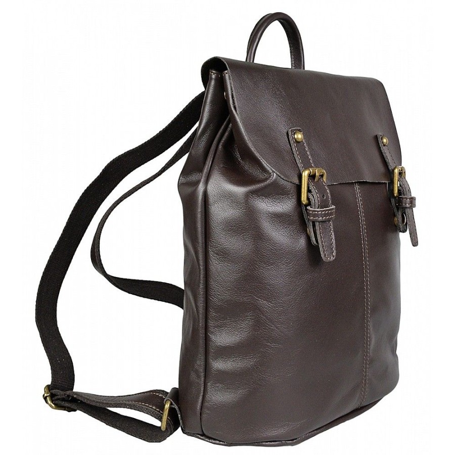 VERA Leather Backpacks | Vera Italy "Artemiza" Dark Brown