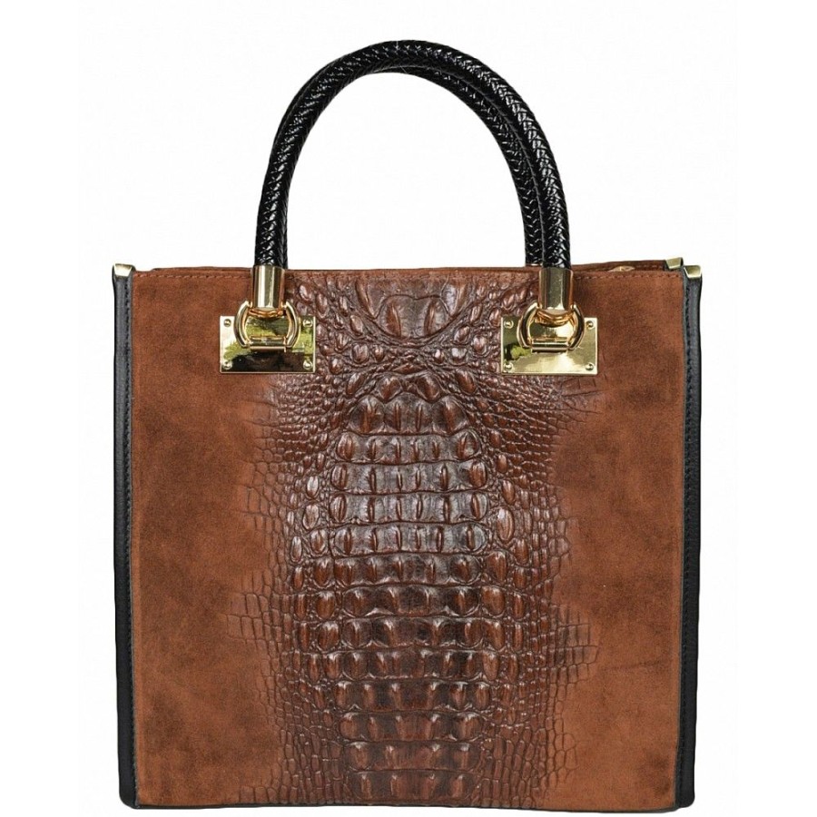 VERA Formal Handbags | Vera Italy "Shika" Chocolate