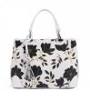 VERA Large Handbags | Vera Italy "Daruva" Flower Print