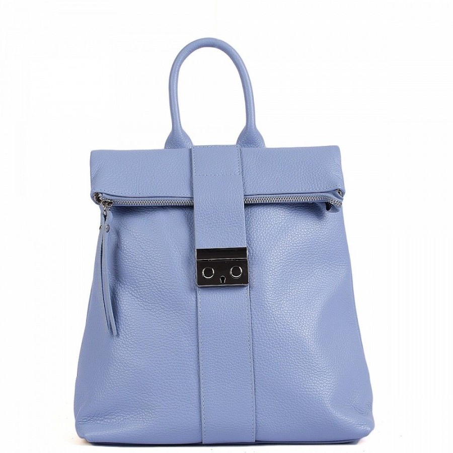 VERA Leather Backpacks | Vera Italy "Kaleba" Blue