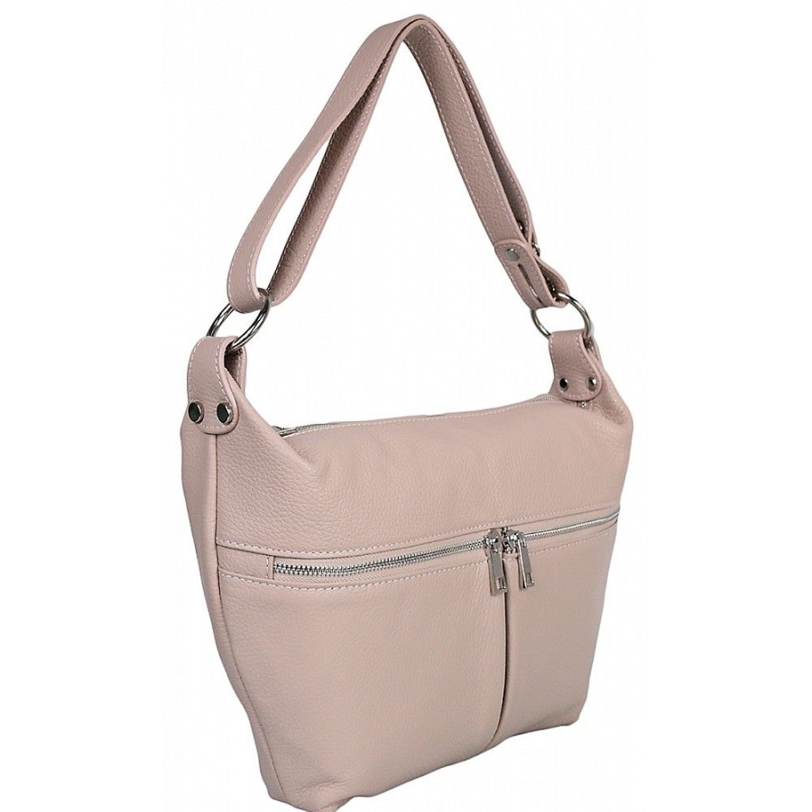 VERA Cross Body Handbags | Vera Italy "Akota" Rose Powder