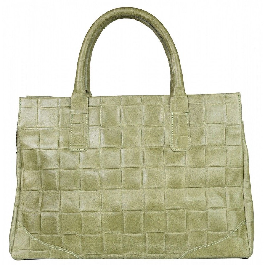 VERA Large Handbags | Vera Italy "Imperiala" Mint