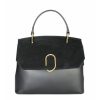 VERA Large Handbags | Vera Italy "Leira" Black