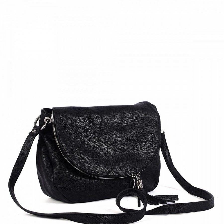 VERA Cross Body Handbags | Vera Italy "Jeanelle" Black