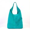 VERA Large Handbags | Vera Italy "Regulaza" Turquoise