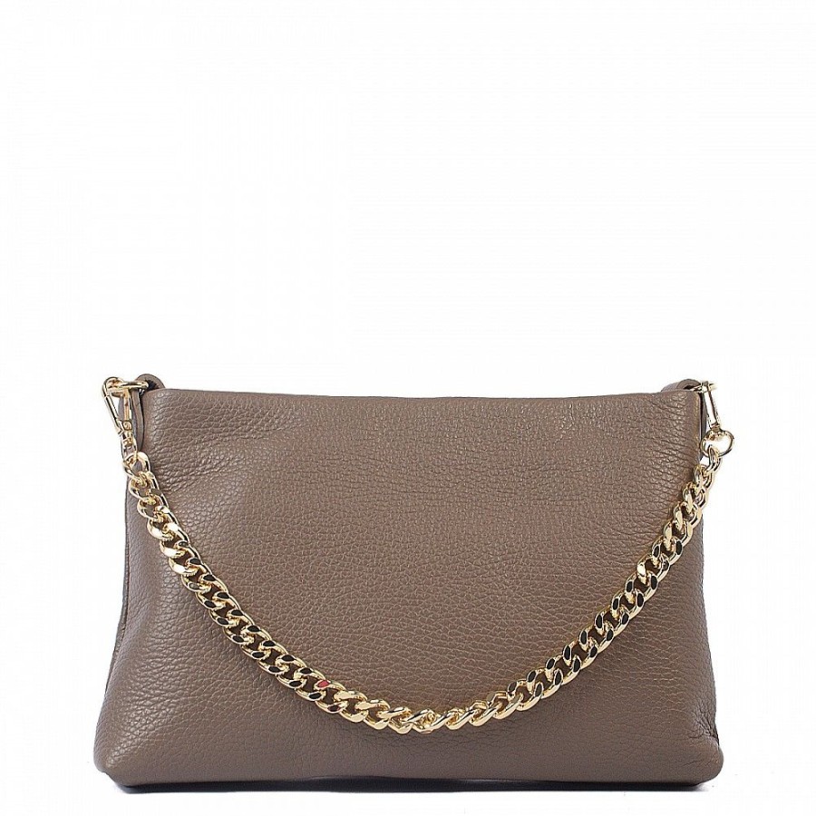 VERA Small Handbags | Vera Italy "Foglova" Cappuccino