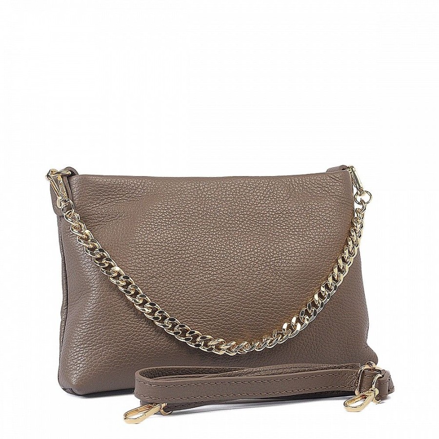 VERA Small Handbags | Vera Italy "Foglova" Cappuccino