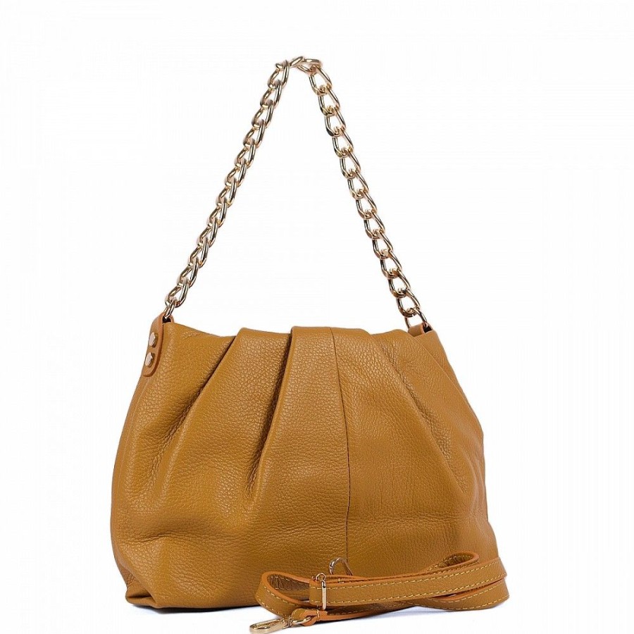 VERA Formal Handbags | Vera Italy "Ambrala" Mustard