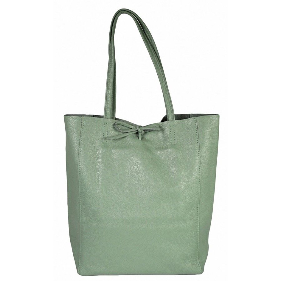 VERA Large Handbags | Vera Italy "Menta" Mint