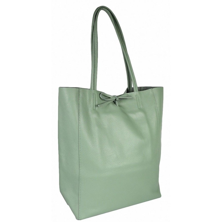 VERA Large Handbags | Vera Italy "Menta" Mint