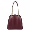 VERA Large Handbags | Vera Italy "Sarika" Bordeaux