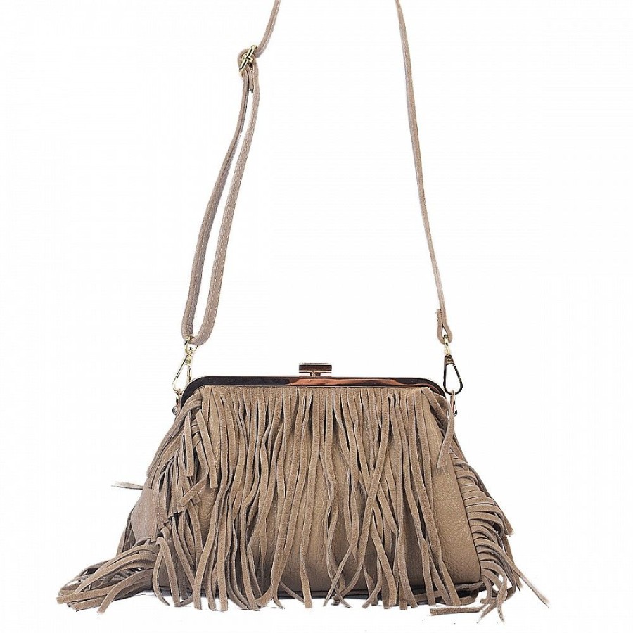 VERA Small Handbags | Vera Italy "Garca" Taupe