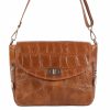 VERA Cross Body Handbags | Vera Italy "Brazila" Cognac