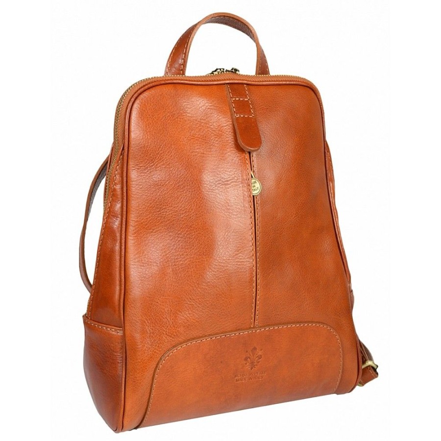 VERA Leather Backpacks | Vera Italy "Afara" Cognac