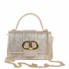 VERA Small Handbags | Vera Italy "Birenza" Gold