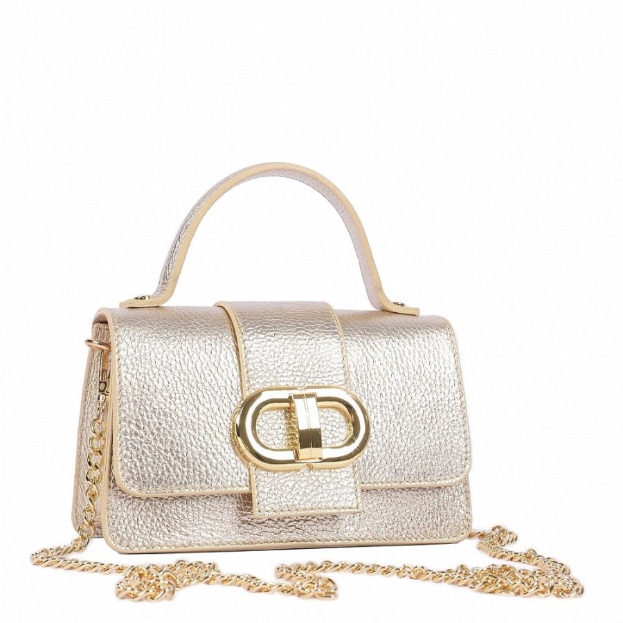 VERA Small Handbags | Vera Italy "Birenza" Gold