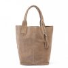 VERA Large Handbags | Vera Italy "Dolores" Taupe