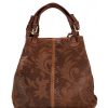 VERA Cross Body Handbags | Vera Italy "Tamara" Chocolate