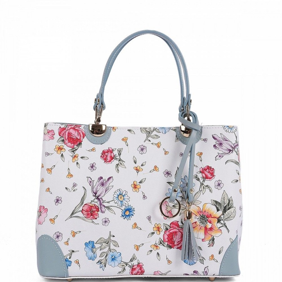 VERA Formal Handbags | Vera Italy "Yorena" Light Blue