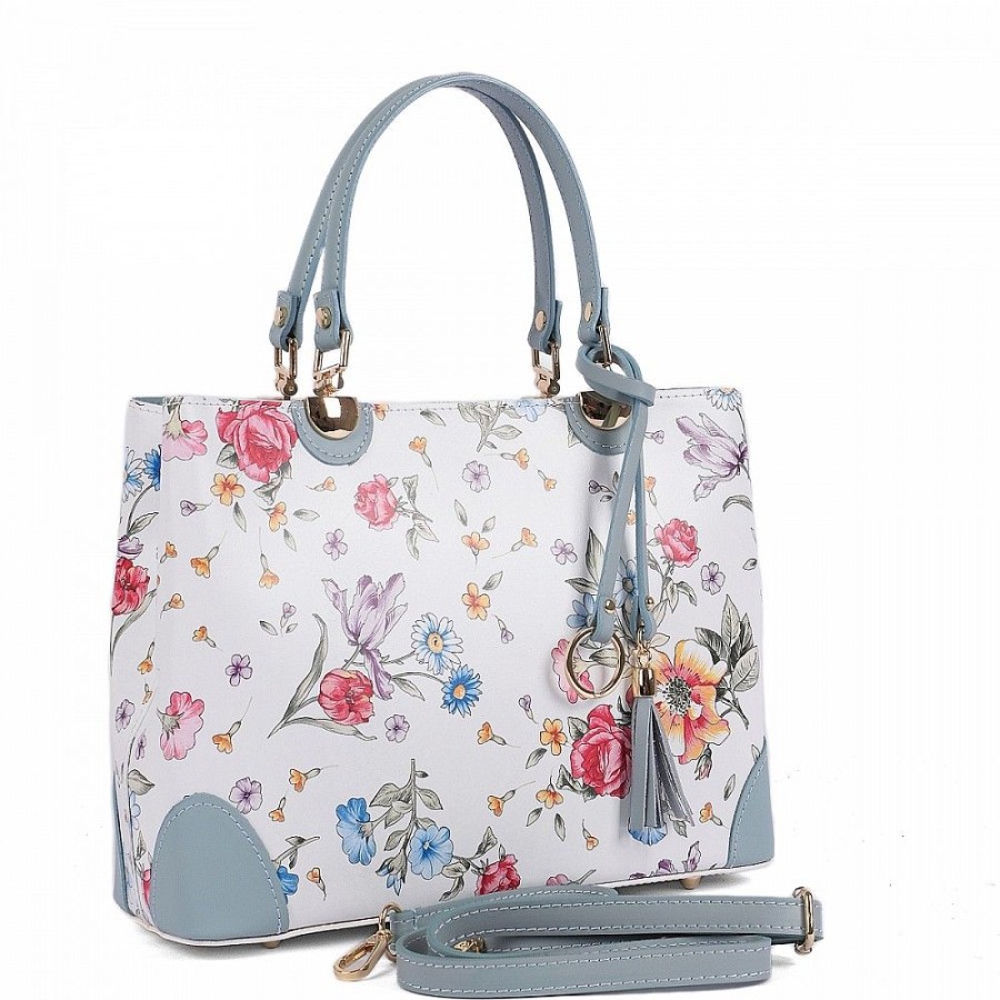 VERA Formal Handbags | Vera Italy "Yorena" Light Blue