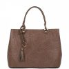 VERA Large Handbags | Vera Italy "Kakala" Cappuccino