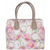 VERA Large Handbags | Vera Italy "Perunika" Flower Print